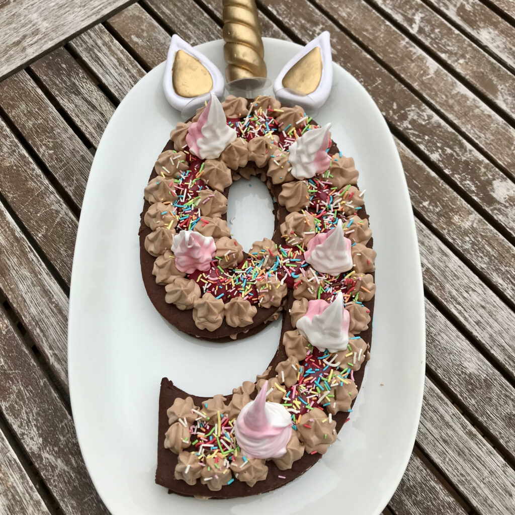 Rien de mieux qu'un number cake pour fêter un anniversaire !