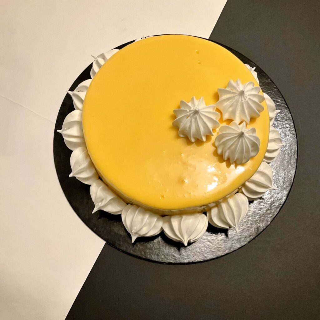 Entremet mangue-passion